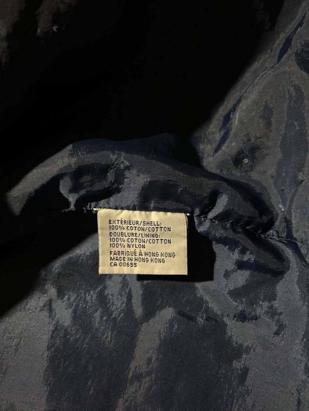 90s Vintage Only Denim Denim Chore Barn Jacket with Plaid Lining - Picture 4 of 12